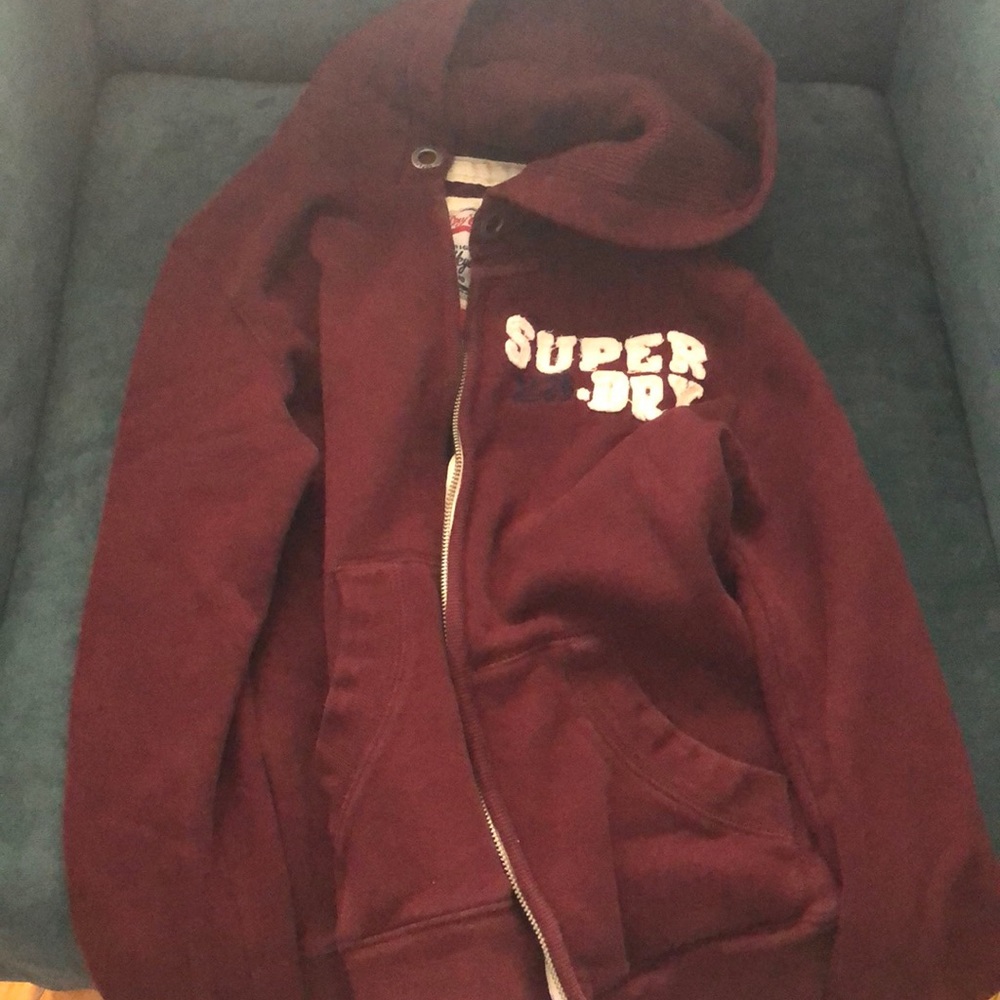 SUPERDRY Double BlackLabel Destroyed Fleece